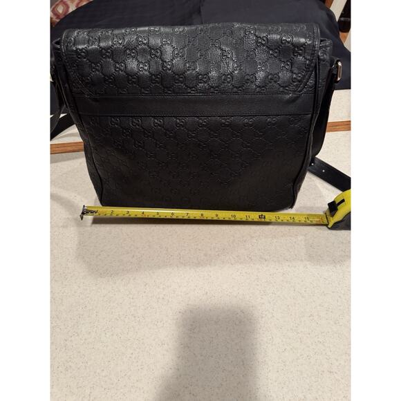 Gucci GG Guccissima Large Laptop Messenger bag in leather - Picture 3 of 12
